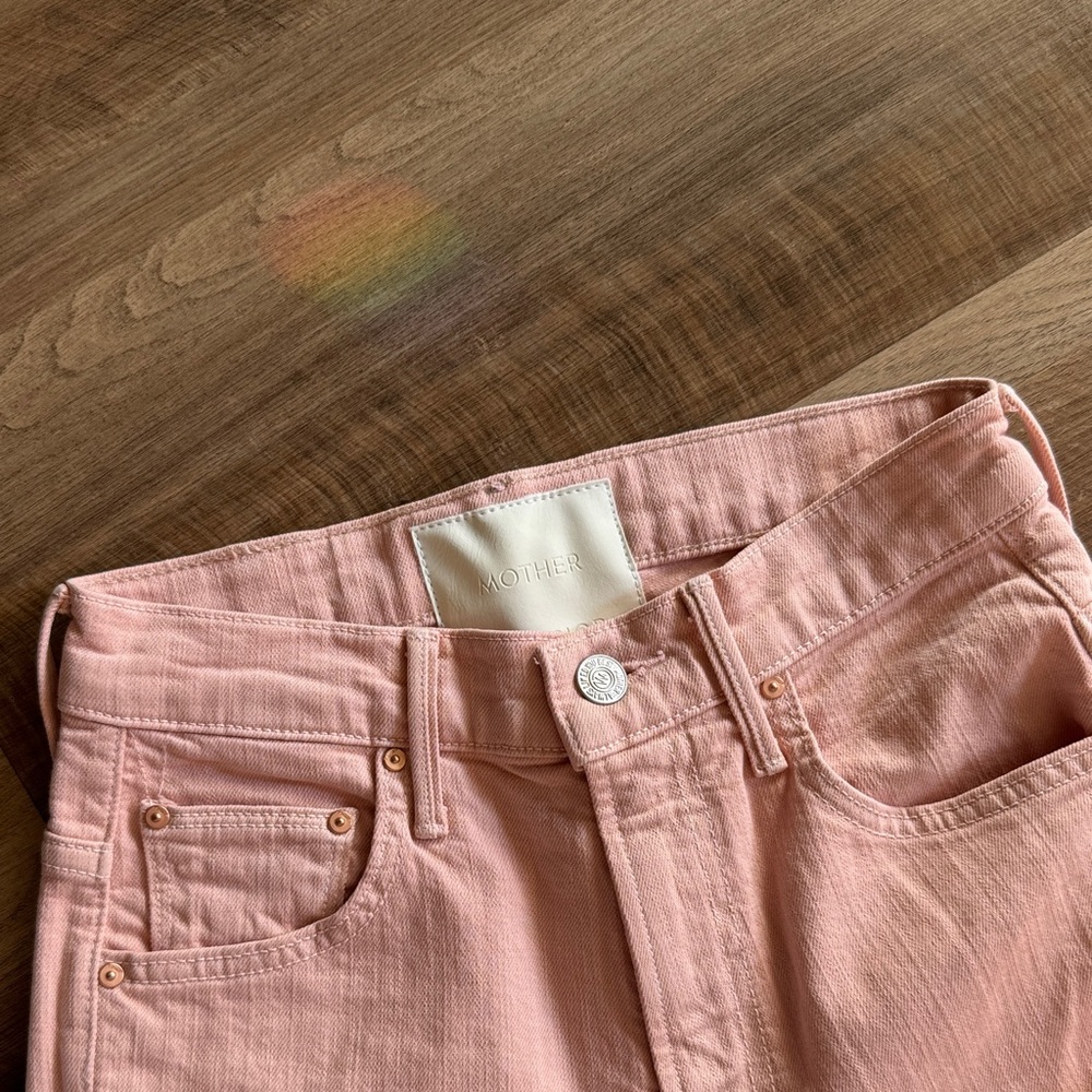 MOTHER Denim Pink 24